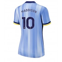 Camiseta Tottenham Hotspur James Maddison #10 Visitante Equipación para mujer 2024-25 manga corta